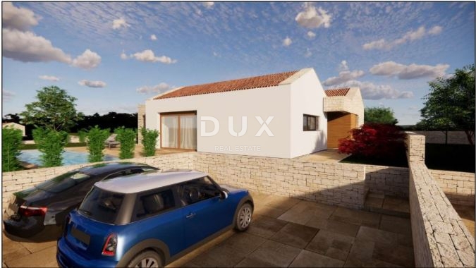 ISTRA, SVETVINČENAT - Moderna enonadstropna hiša z bazenom v mirnem okolju