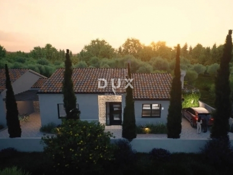 ISTRA, POREČ - Novogradnja, dizajnerska enonadstropna hiša z zasebnim bazenom