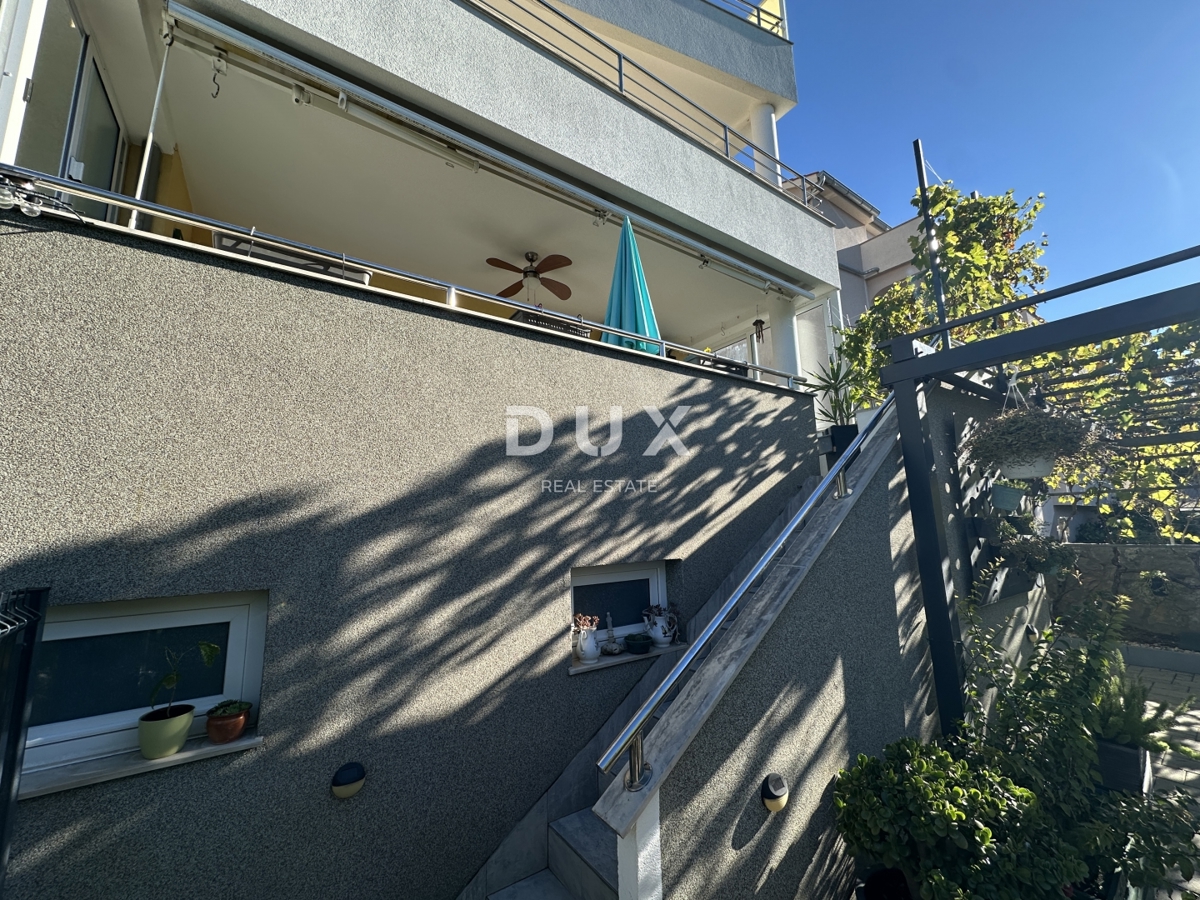 ZADAR, DIKLO - Privlačno stanovanje z vrtom in pogledom na morje!