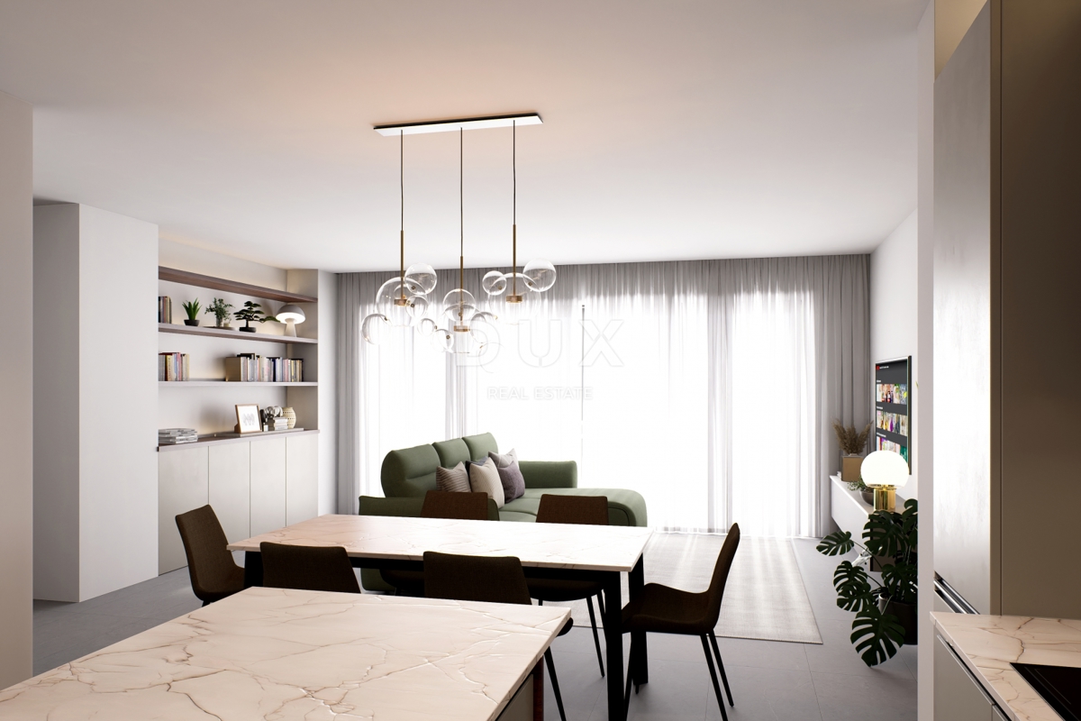 ISTRA, NOVIGRAD - Luksuzno stanovanje z vrtom v novogradnji