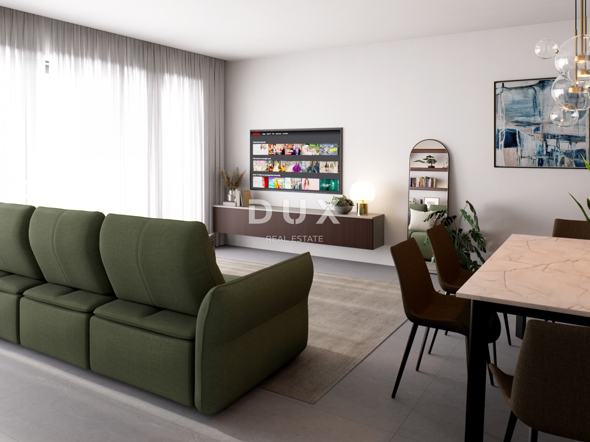 ISTRA, NOVIGRAD - Luksuzno stanovanje z vrtom v novogradnji