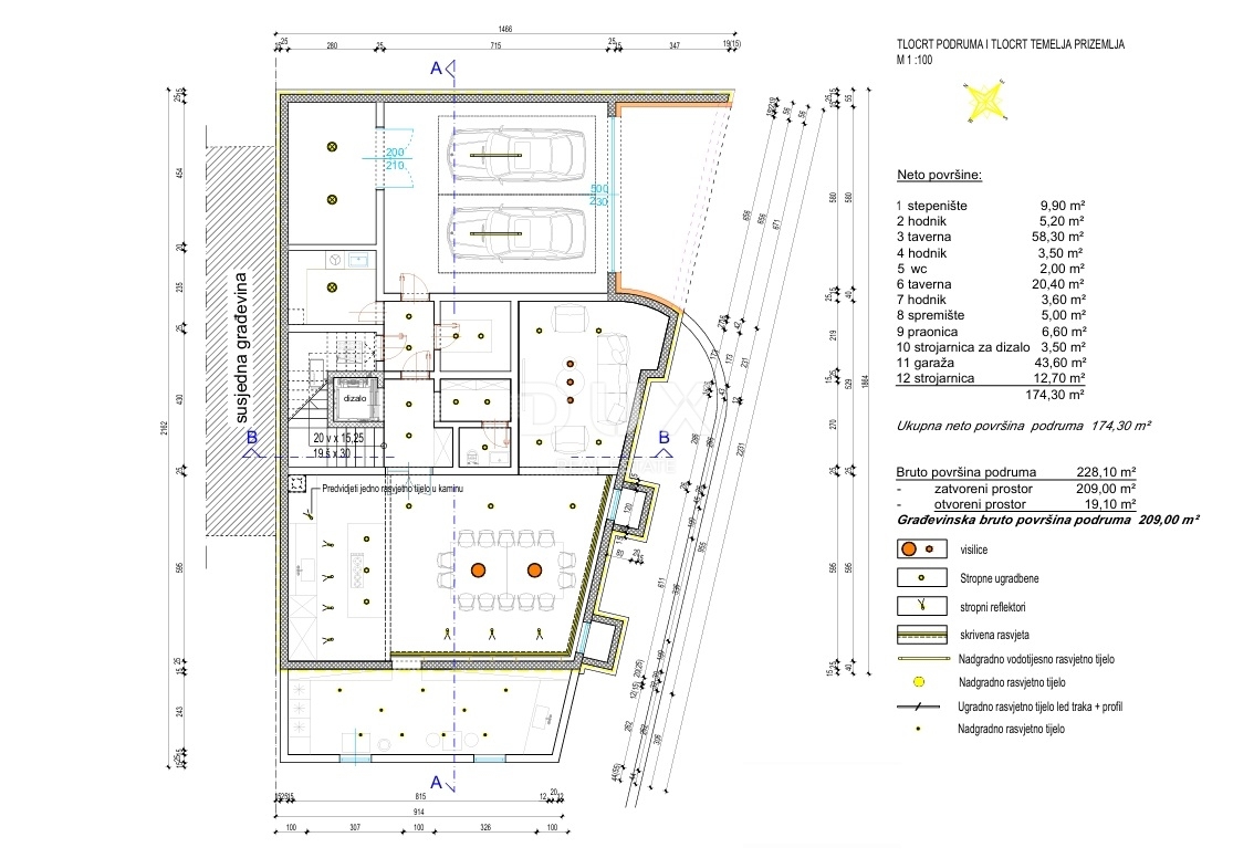 Hiša Rovinj, 836,04m2