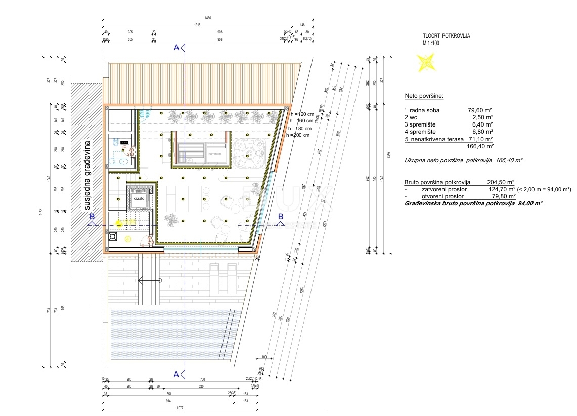 Hiša Rovinj, 836,04m2