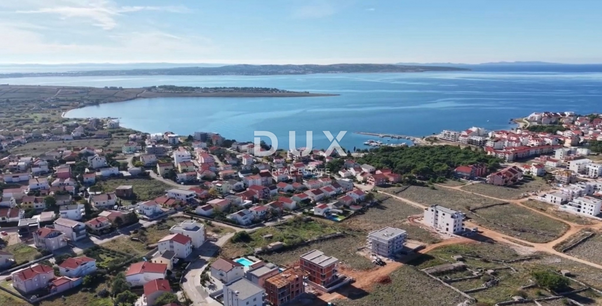 OTOK PAG, POVLJANA - Dvosobno stanovanje z vrtom v novogradnji