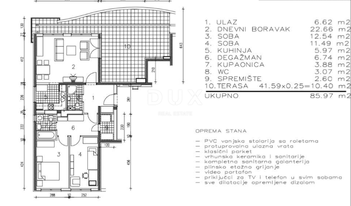 ZAGREB, SESVETE - družinsko trisobno stanovanje na mirni lokaciji
