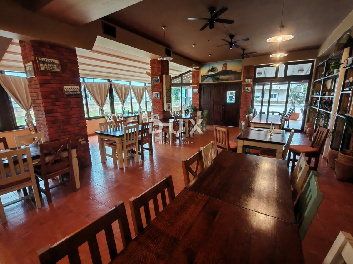 ZADAR, ZATON - Znana, uveljavljena restavracija na prometni lokaciji z ogromnim parkiriščem!