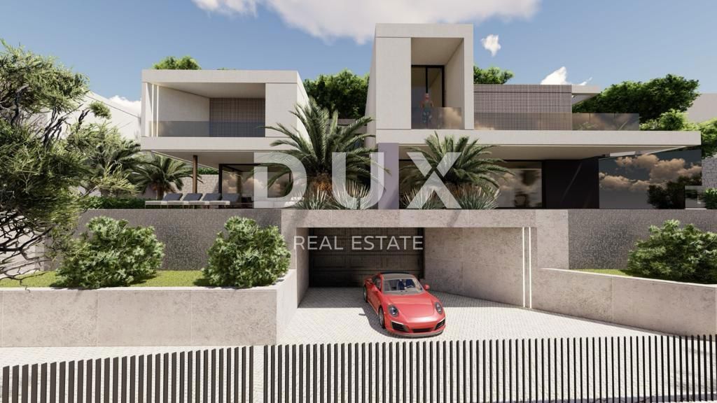 OPATIJA, BREGI - zemljišče 3750m2 S 4 LOKACIJSKIMI DOVOLJENJI! za 4 ekskluzivne vile z bazenom in panoramskim pogledom na morje