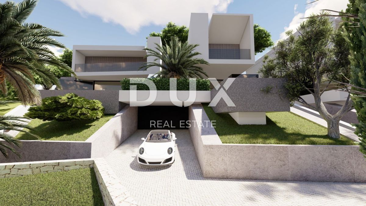 OPATIJA, BREGI - zemljišče 3750m2 S 4 LOKACIJSKIMI DOVOLJENJI! za 4 ekskluzivne vile z bazenom in panoramskim pogledom na morje