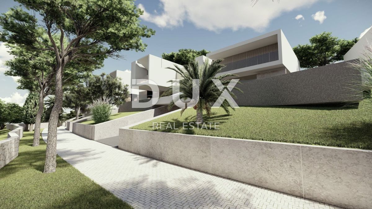 OPATIJA, BREGI - zemljišče 3750m2 S 4 LOKACIJSKIMI DOVOLJENJI! za 4 ekskluzivne vile z bazenom in panoramskim pogledom na morje