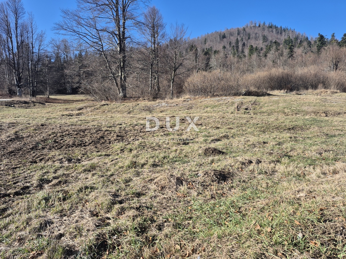 GORSKI KOTAR, FUŽINE - zazidljivo zemljišče 1198 m2 - investicijska priložnost!