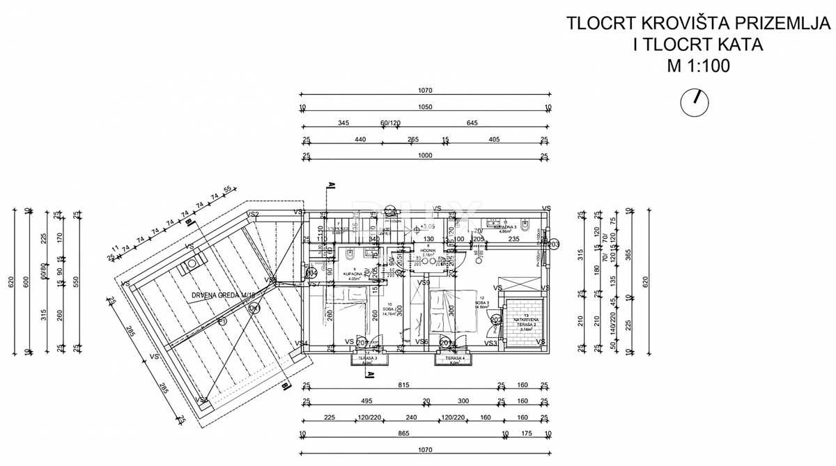 ISTRA, TINJAN - Elegantna hiša z bazenom