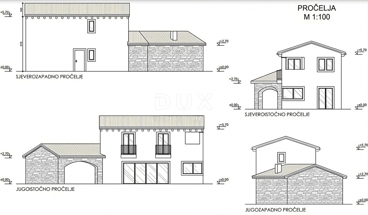 ISTRA, TINJAN - Elegantna hiša z bazenom