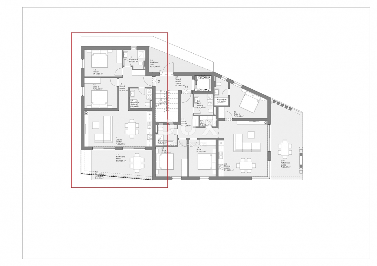 ŠIBENIK, TRIBUNJ - Stanovanje v pritličju kakovostne novogradnje