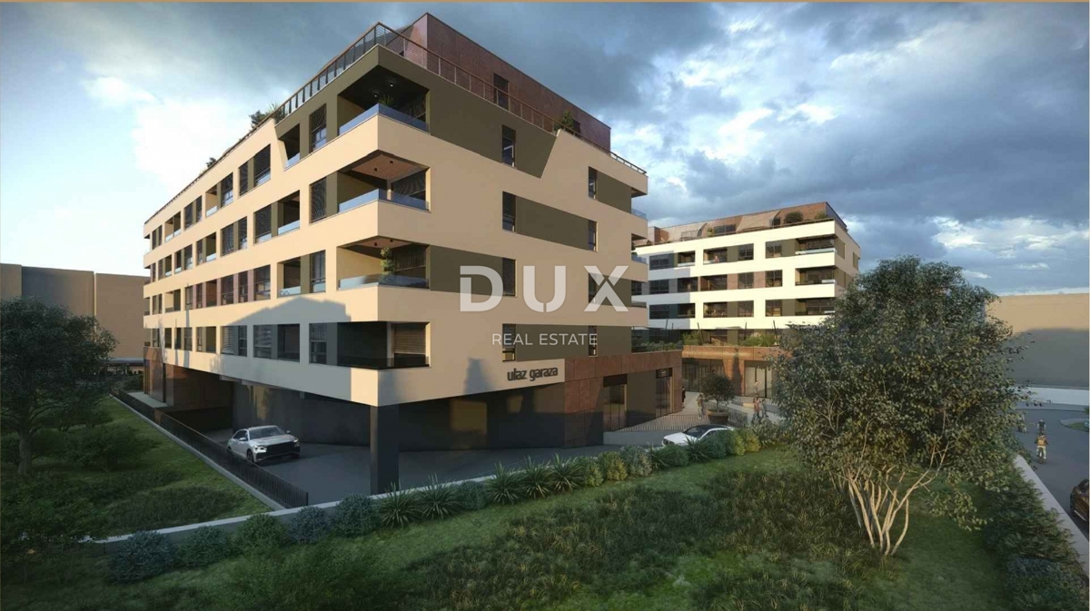 RIJEKA, SRDOČI - 1 spalnica + dnevna soba s 31m2 teraso v novogradnji z garažo