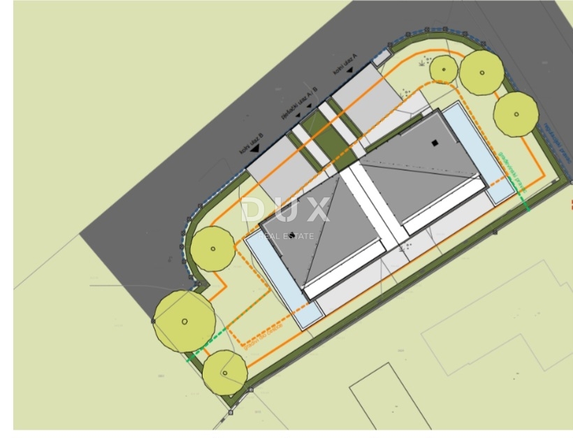 Hiša Muntrilj, Tinjan, 500m2