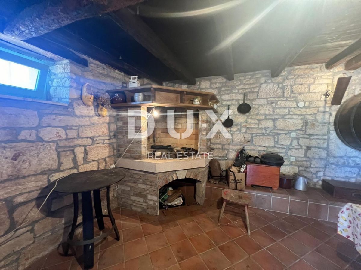 ISTRA, VIŠNJAN - Posest dveh kamnitih hiš, obdanih z naravo in s pogledom na morje