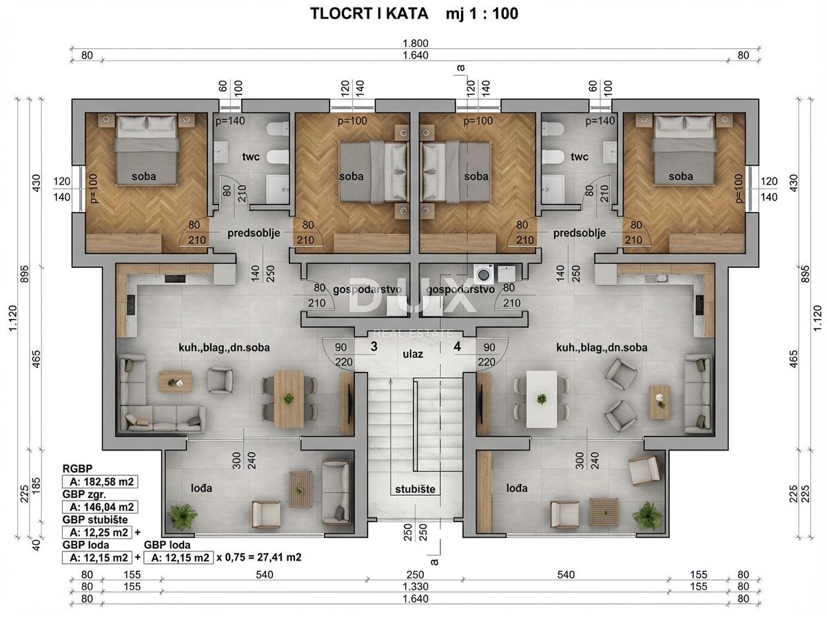 OTOK RAB, KAMPOR - PRILOŽNOST! Apartma s pogledom na gozd Dundo