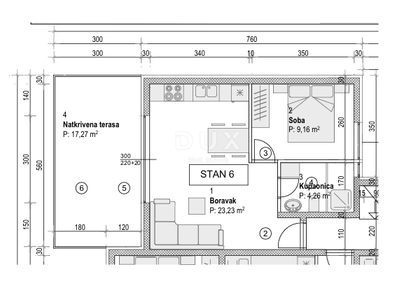 OTOK PAG, POVLJANA - PRILOŽNOST! Novozgrajeno stanovanje ob morju!
