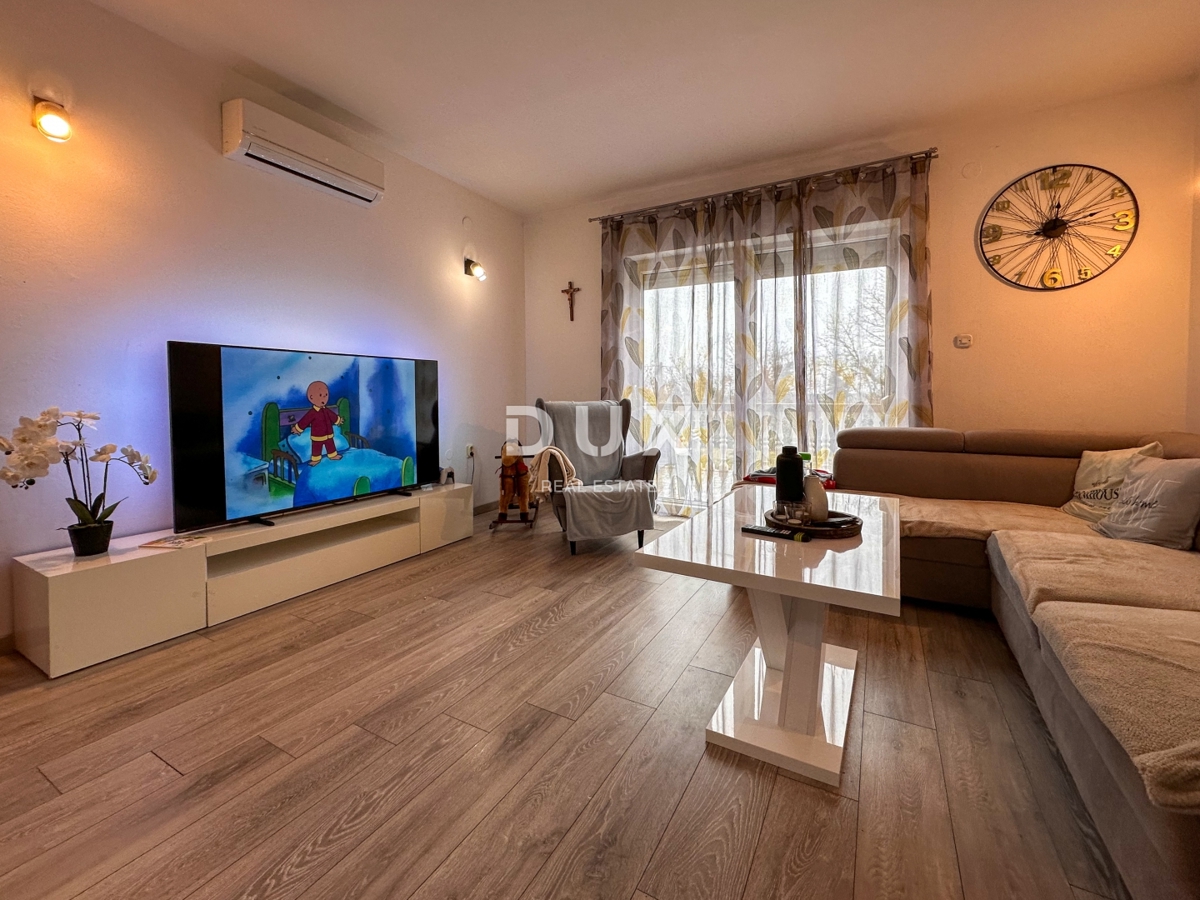 RIJEKA, KUKULJANOVO - opremljeno 3-sobno stanovanje + dnevna soba v pritličju s 356 m2 vrta