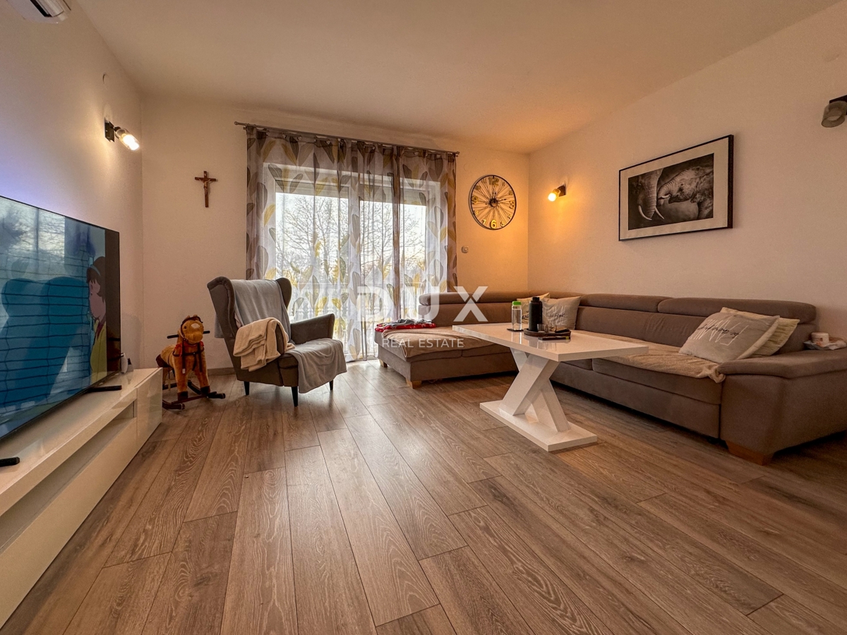 RIJEKA, KUKULJANOVO - opremljeno 3-sobno stanovanje + dnevna soba v pritličju s 356 m2 vrta