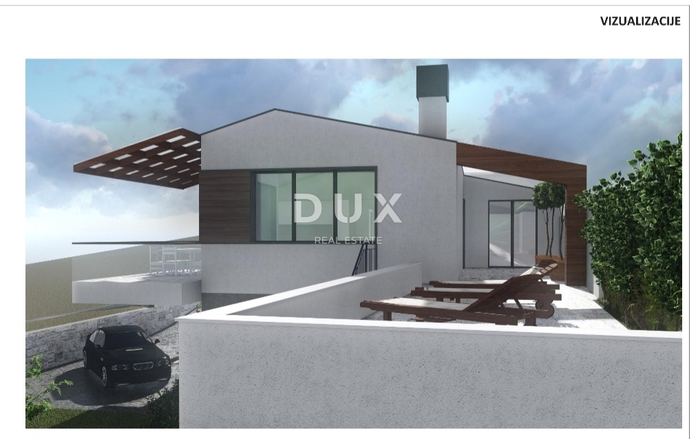 OPATIJA, MIHOTIĆI - Starinska hiša s projektom, gradbenim dovoljenjem in razgledom