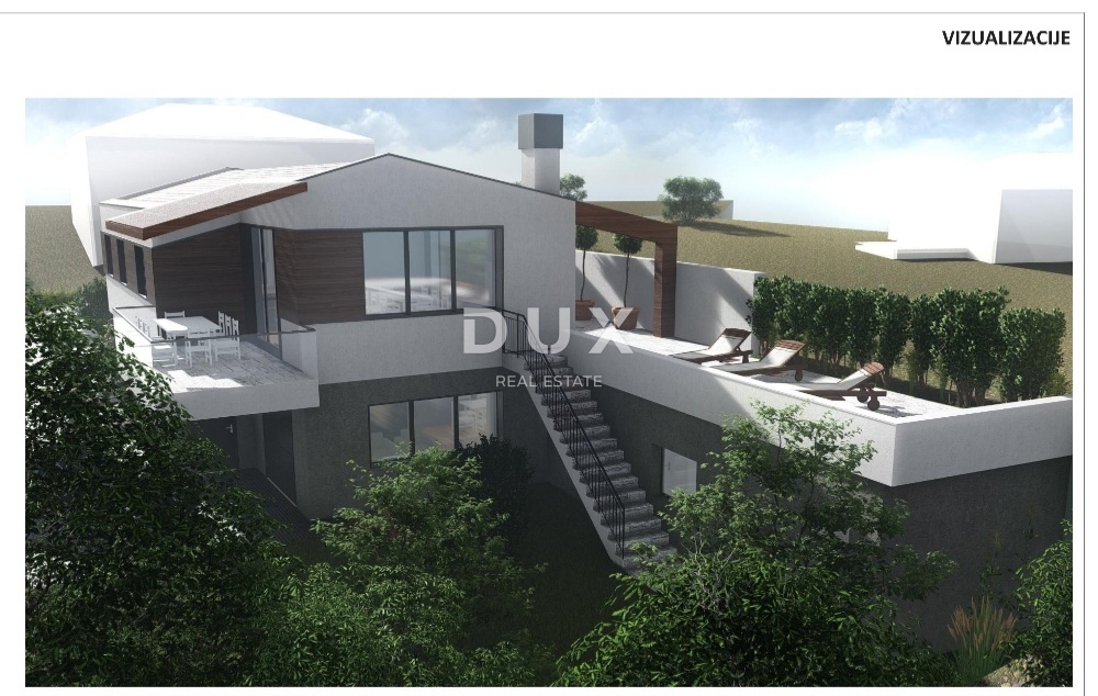 OPATIJA, MIHOTIĆI - Starinska hiša s projektom, gradbenim dovoljenjem in razgledom