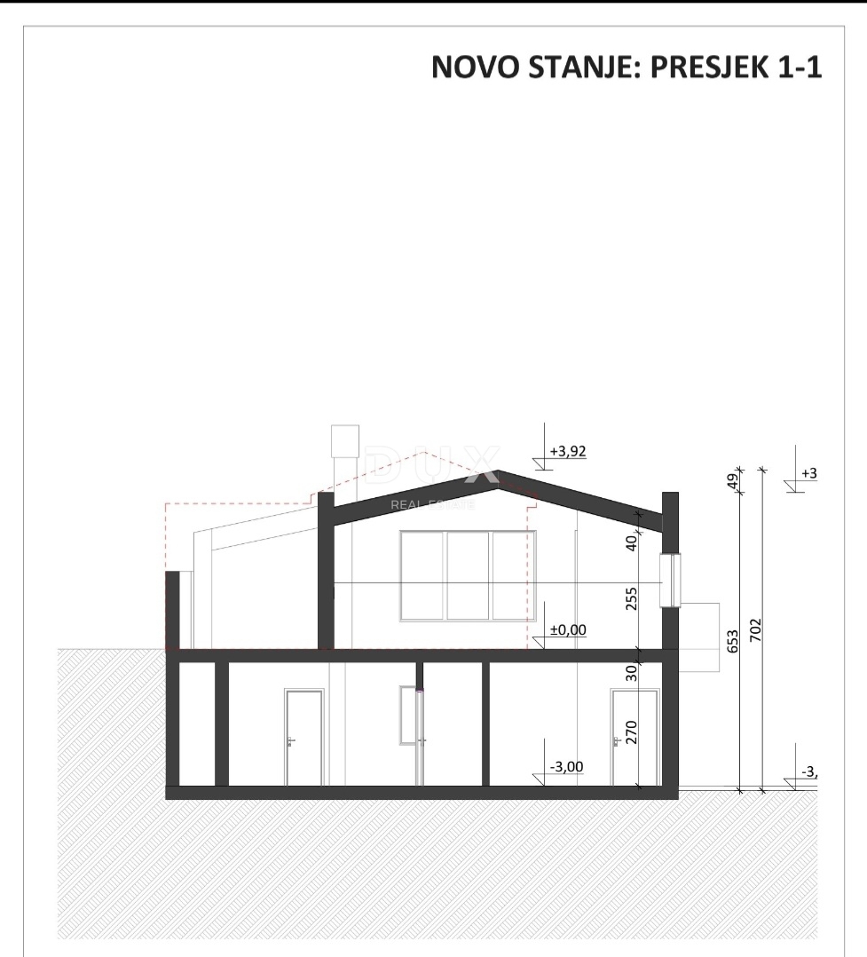 OPATIJA, MIHOTIĆI - Starinska hiša s projektom, gradbenim dovoljenjem in razgledom