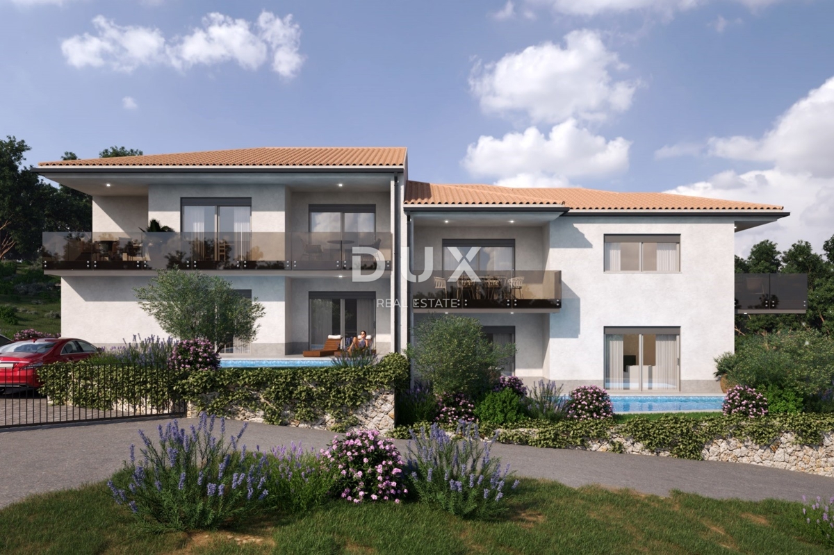 OTOK KRK, VRBNIK - Apartma 2 spalnici + dnevna soba, pogled na morje in očarljivo središče Vrbnika