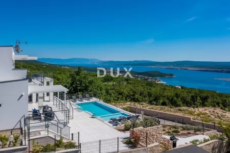 CRIKVNICA, ŠMRIKA - Luksuzna vila z bazenom in čudovitim pogledom na morje