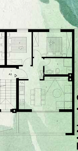 ISTRA, PULA - Stanovanje v novogradnji, frekventna lokacija