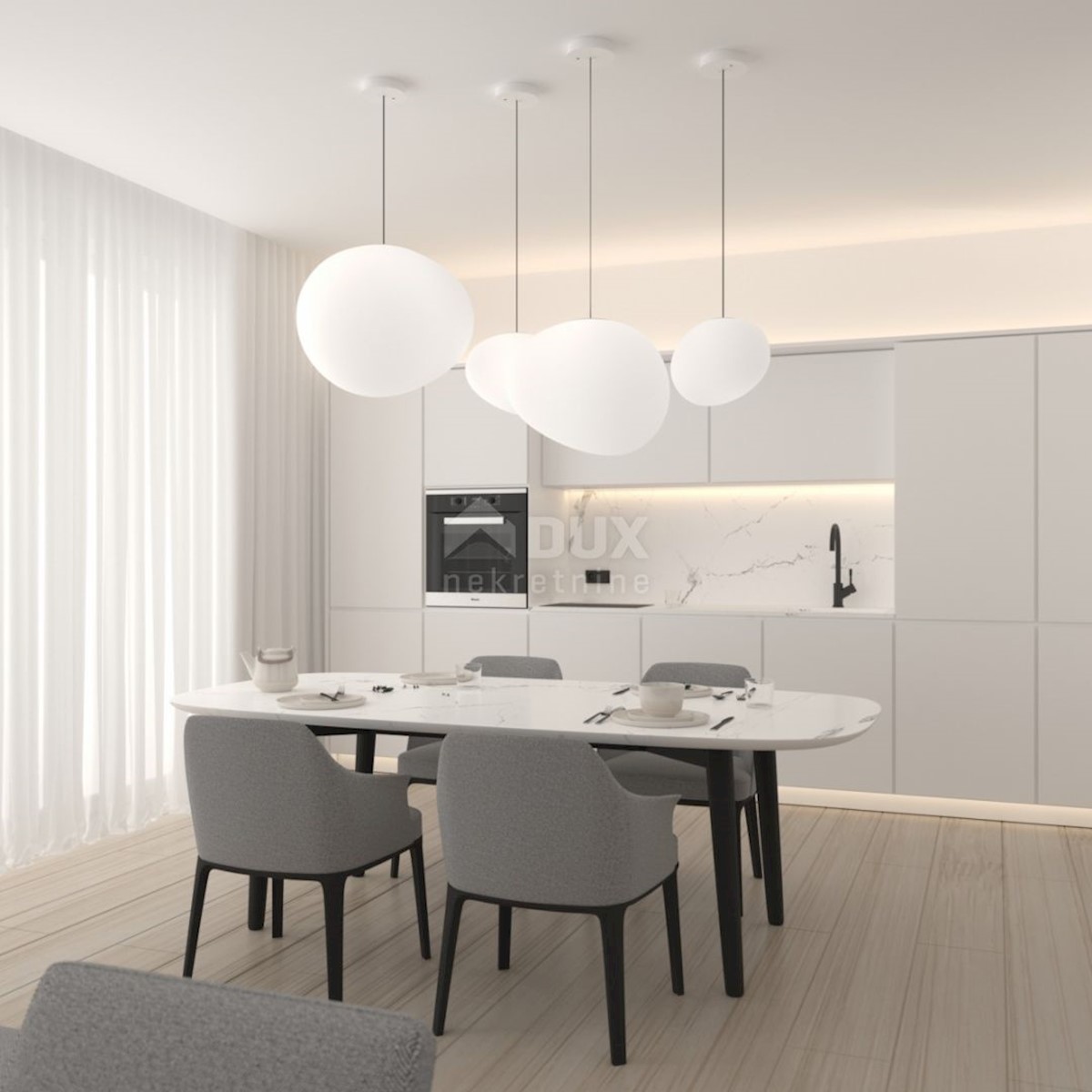 ZADAR, BIBINJE - penthouse z bazenom