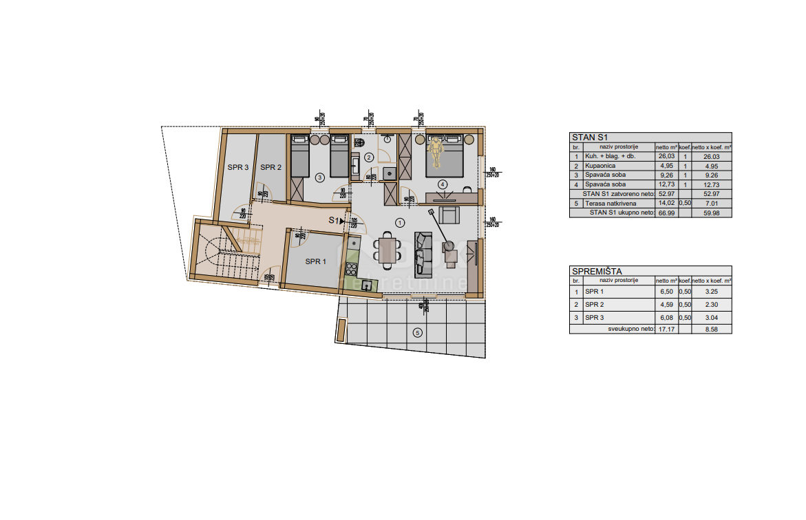 ISTRA, MEDULIN Apartma z vrtom 450m od centra! 