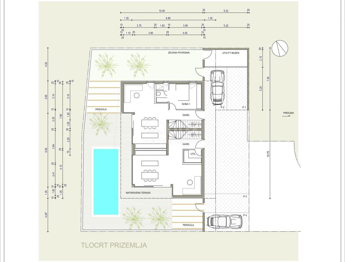 Štinjan, Pula, 220m2