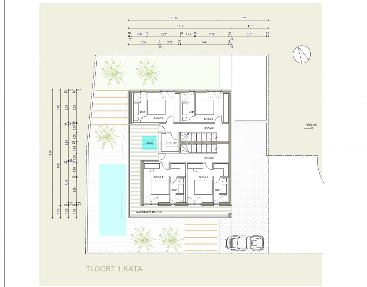 Štinjan, Pula, 220m2