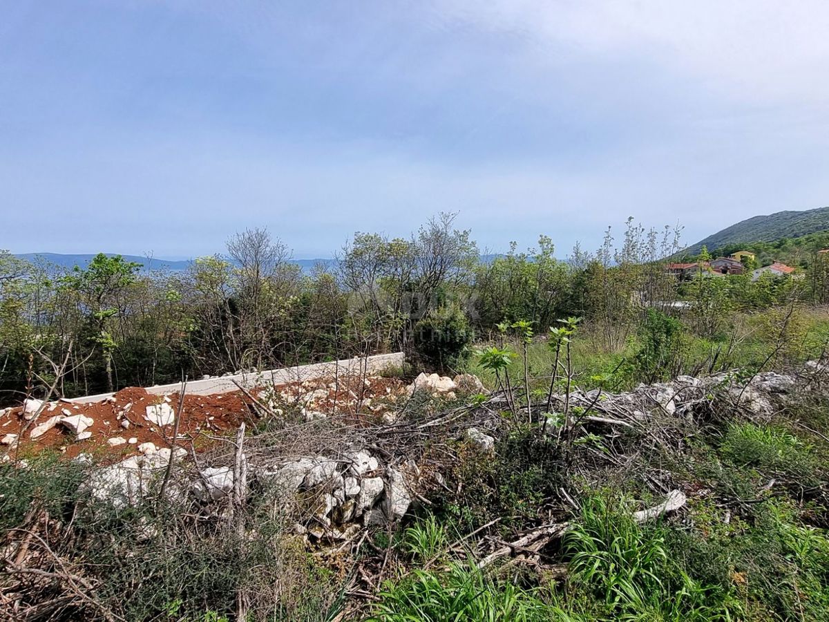 ISTRA, RABAC - Zemljišče z odprtim pogledom na morje in gradbenim dovoljenjem