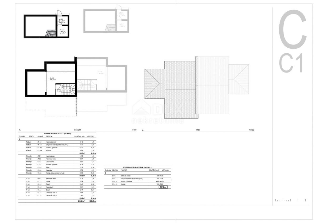 OTOK KRK, TRIBULJE - gradbeno zemljišče 3946m2 z projektom