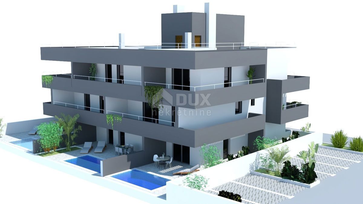 ZADAR, NIN - Penthouse v novogradnji blizu morja S10