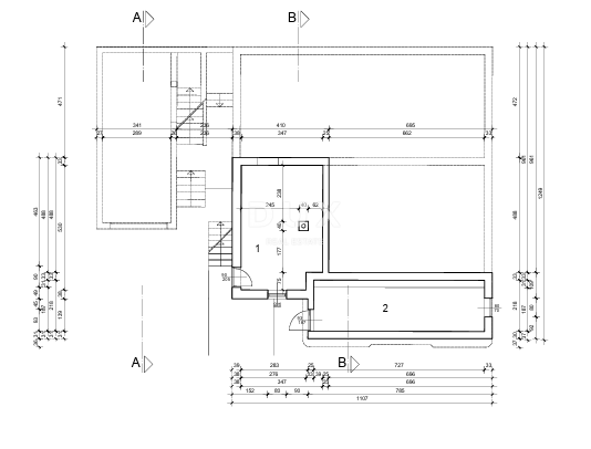 KOSTRENA, REKA - samostojna hiša z vrtom in pogledom na morje, mirna ulica, 400m od morja