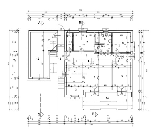 KOSTRENA, REKA - samostojna hiša z vrtom in pogledom na morje, mirna ulica, 400m od morja