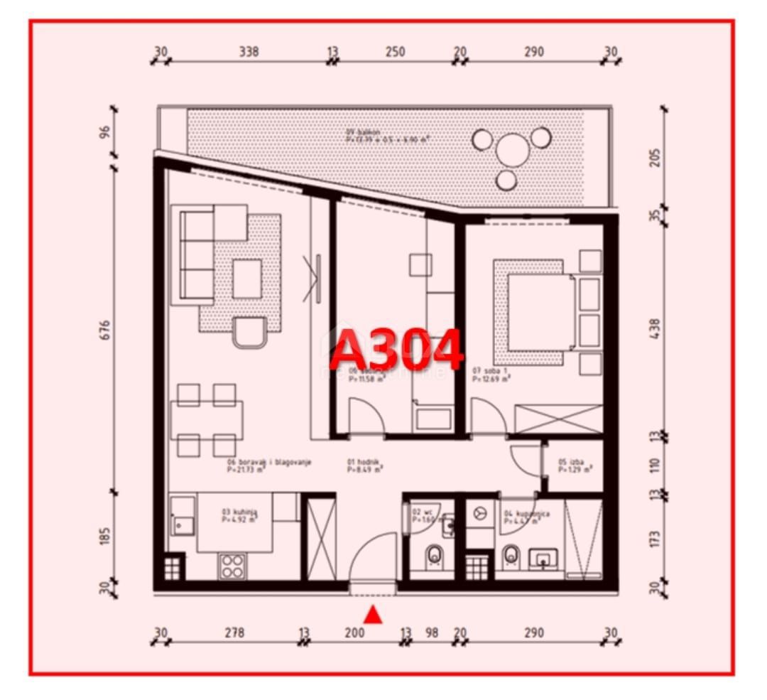 ISTRA, POREČ - Penthouse 84m2, novogradnja 800m od morja!