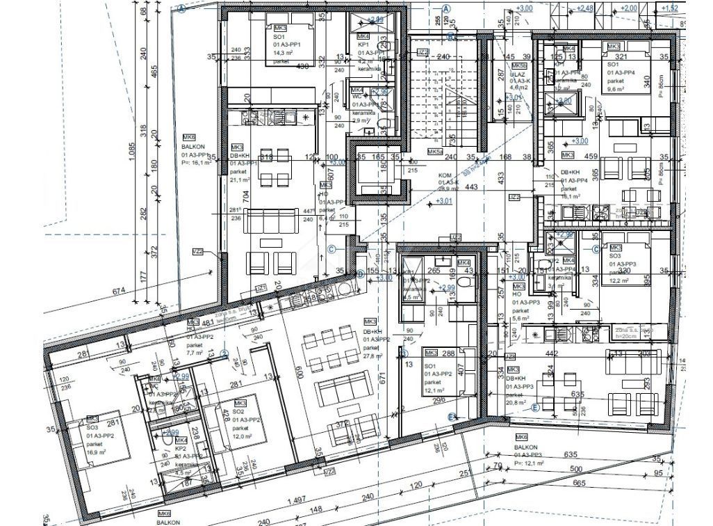 Opatija - Centar, Opatija, 1.100m2