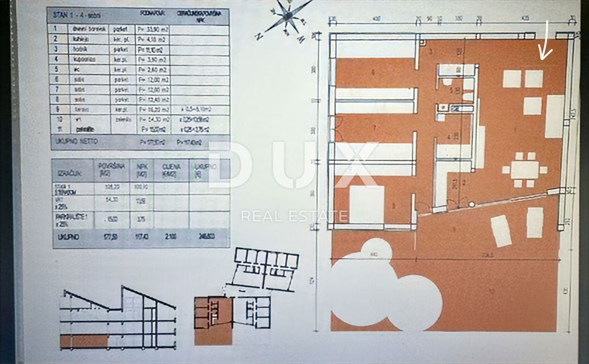 ISTRA, PEROJ - 3 sobno stanovanje v pritličju blizu centra in plaž