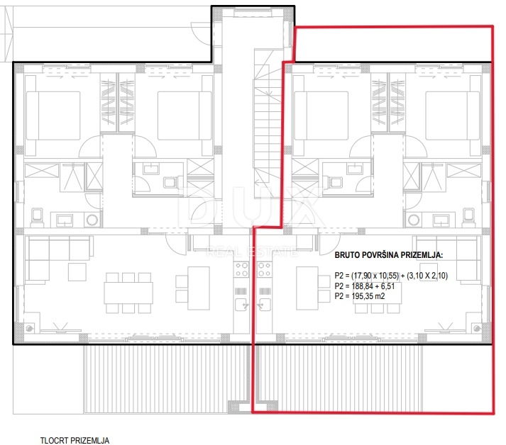 ZADAR, SVETI FILIP I JAKOV - Popolnoma opremljena novogradnja z 220 m2 vrta in pogledom na morje!