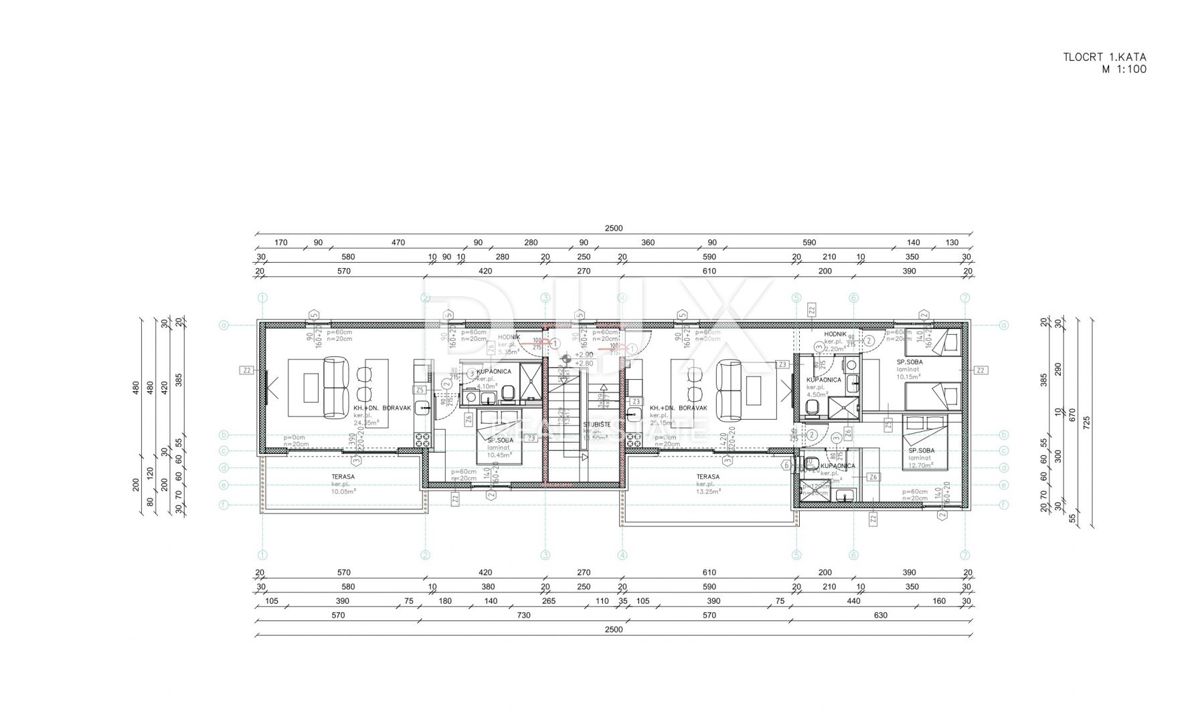 Stanovanje Povljana, 49,95m2