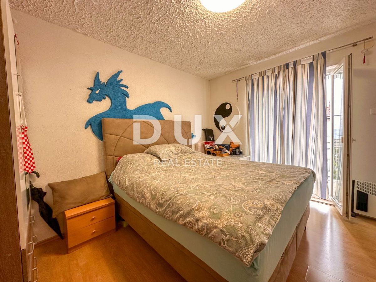 RIJEKA, TRSAT - PRILOŽNOST stanovanje 3s, 1. nadstropje, balkon, pogled na morje