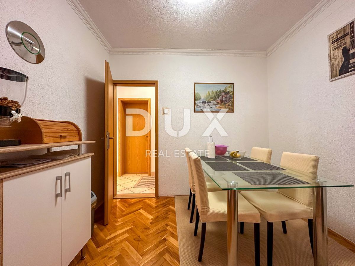 RIJEKA, TRSAT - PRILOŽNOST stanovanje 3s, 1. nadstropje, balkon, pogled na morje