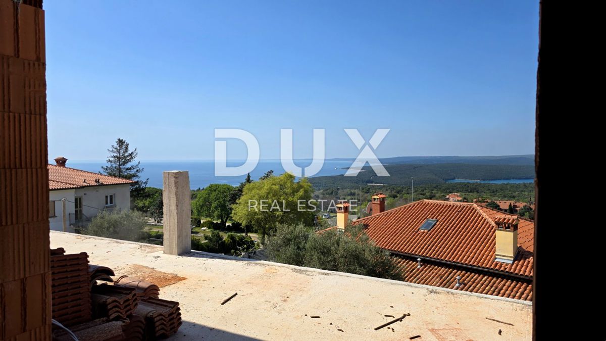 ISTRA, RABAC - Mediteranska hiša z bazenom in panoramskim pogledom na morje