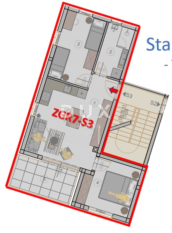 ISTRA, PULA - Stanovanje 59,09 m2 v bližini morja!