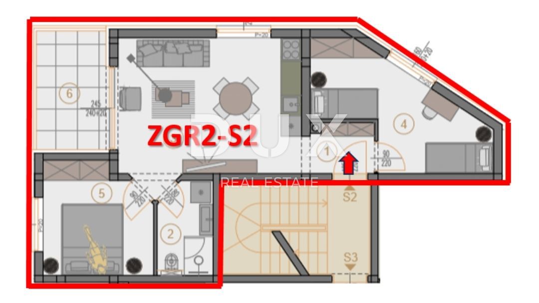 ISTRA, PULA - Stanovanje 57,50 m2, blizu morja