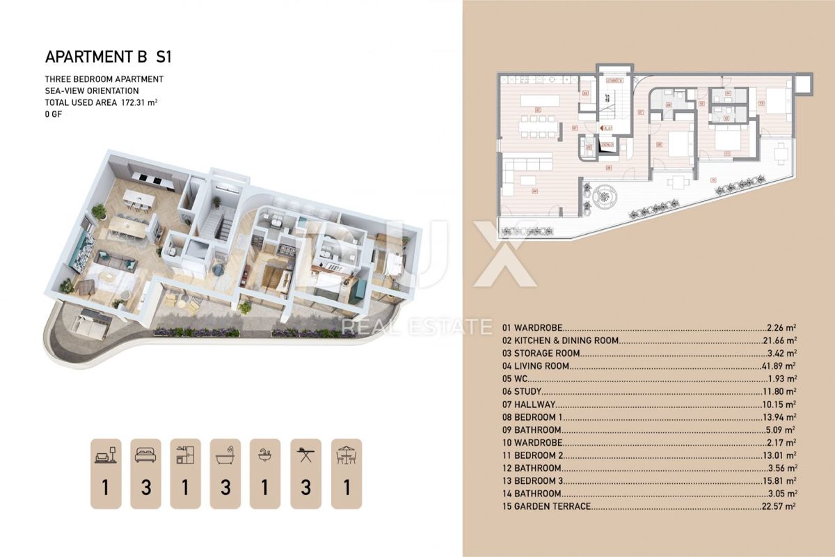 OPATIJA, CENTER - Novogradnja vrhunskega dizajna s pogledom na morje!
